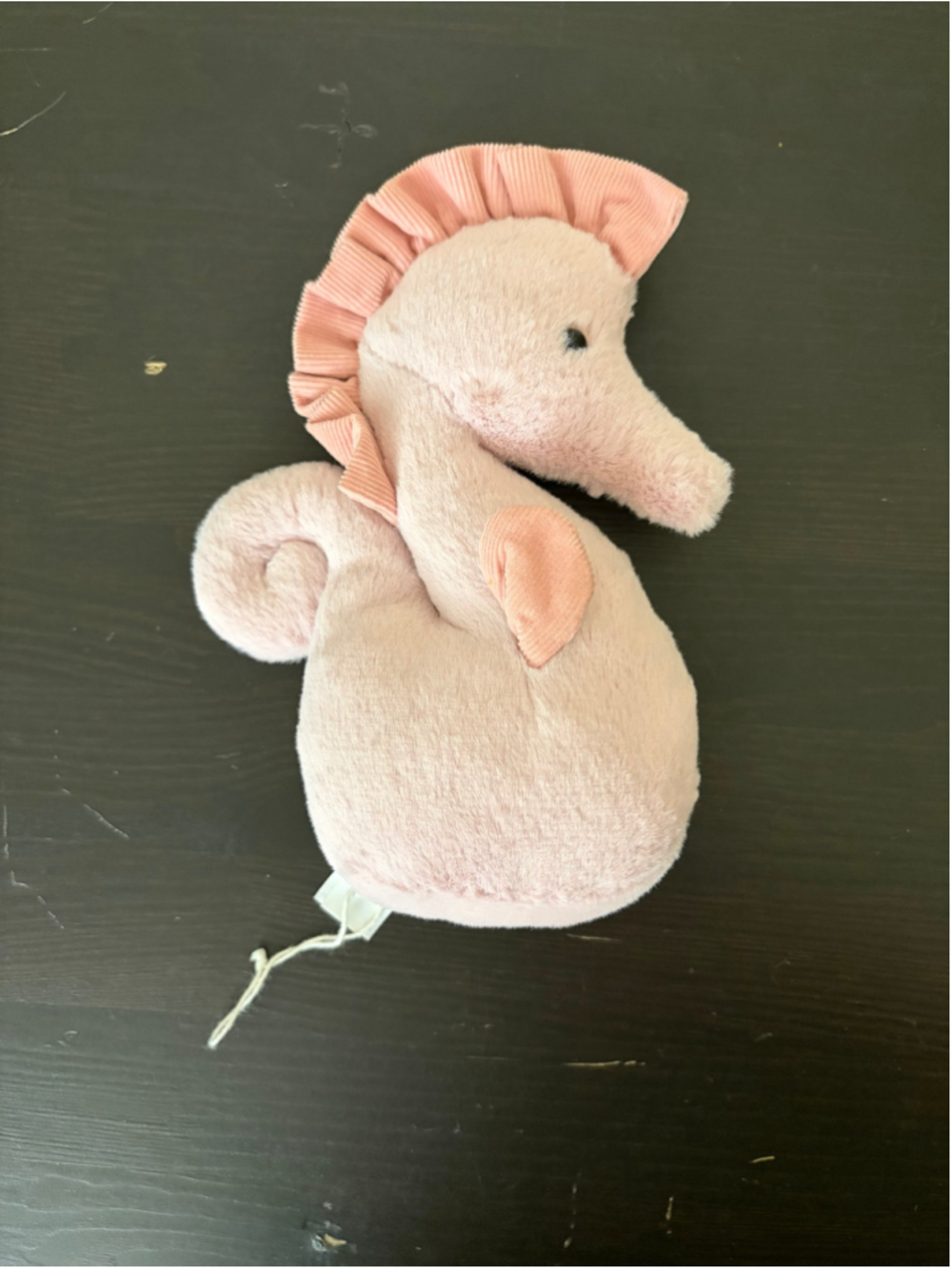 Jellycat London 7" Sienna Seahorse Pink Plush Stuffed Animal Retired Excellent